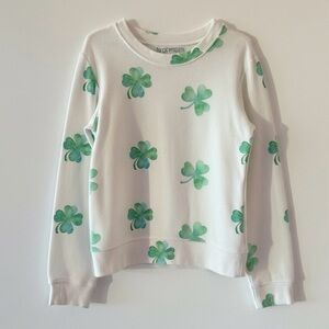 Brokedown Clothing Shamrock Clover Sweatshirt St. Patrick’s Day Girls Size 5